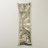 Luftaufnahme des Formal Garden von Eric Dahlbergh Seitenschläferkissen (Rückseite (Vertikal))