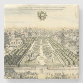 Luftaufnahme des Formal Garden von Eric Dahlbergh Steinuntersetzer (Vorderseite)