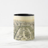 Luftaufnahme des Formal Garden von Eric Dahlbergh Tasse (Zentrum)