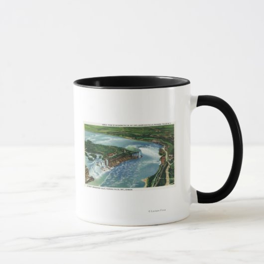Luftaufnahme des gesamten Niagarafalls 2 Tasse (Rechts)