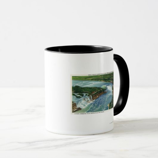 Luftaufnahme des gesamten Niagarafalls 2 Tasse (VorderseiteRechts)