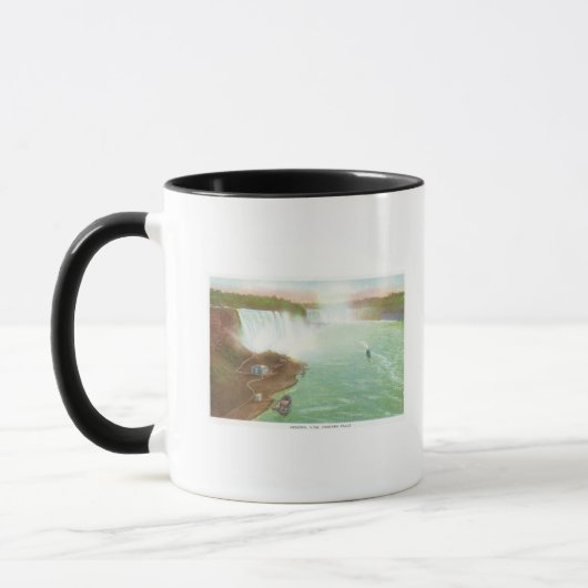 Luftaufnahme des gesamten Niagarafalls Tasse (Links)