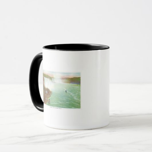 Luftaufnahme des gesamten Niagarafalls Tasse (Vorderseite Links)