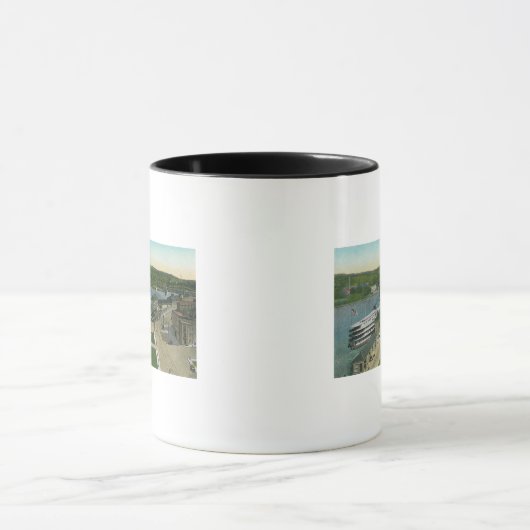 Luftaufnahme des Hudson Navigation Dock Tasse (Zentrum)