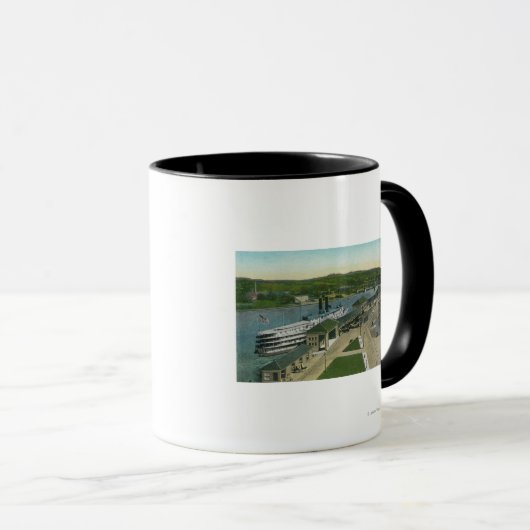 Luftaufnahme des Hudson Navigation Dock Tasse (VorderseiteRechts)