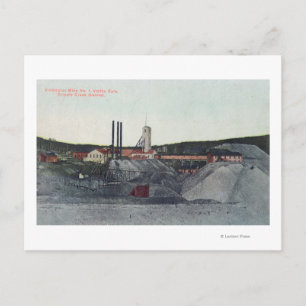 Luftaufnahme des Indikatorbergwerks Nr. 1Victor, C Postkarte