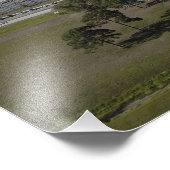 Luftaufnahme des Kennedy Space Center Fotodruck (Ecke)