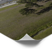 Luftaufnahme des Kennedy Space Center Poster (Ecke)