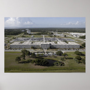 Luftaufnahme des Kennedy Space Centers Poster