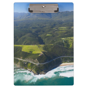 Luftaufnahme des Keurbooms River, Garden Route Klemmbrett