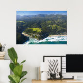 Luftaufnahme des Keurbooms River, Gartenweg Poster (Heimbüro)