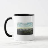 Luftaufnahme des Lager 27 Oil FieldsCoalinga, CA Tasse (Links)