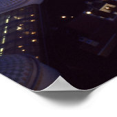 Luftaufnahme des Las Vegas Strip in der Nacht Poster (Ecke)