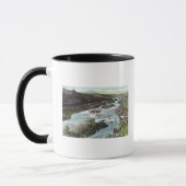 Luftaufnahme des Link RiverKlamath-Landkreises, OR Tasse (Links)