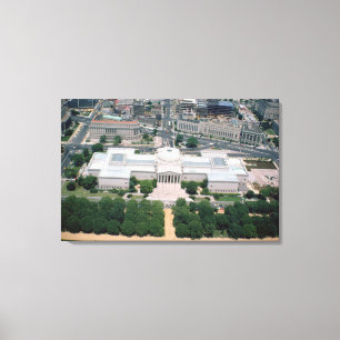 Luftaufnahme des National Gallery der Kunst Leinwanddruck