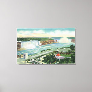 Luftaufnahme des Oakes Garten-Theaters und der Leinwanddruck