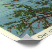 Luftaufnahme des Out-Sight-Kanals Poster (Ecke)