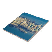 Luftaufnahme des San Francisco Bay Fliese (Seite)