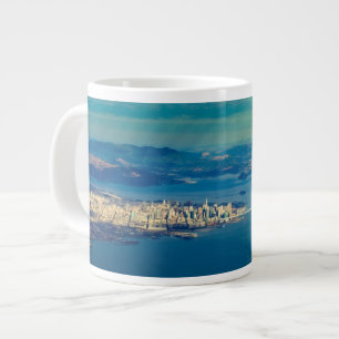 Luftaufnahme des San Francisco Bay Jumbo-Tasse