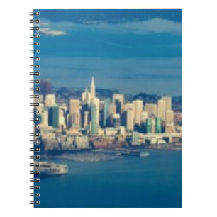 Luftaufnahme des San Francisco Bay Notizblock