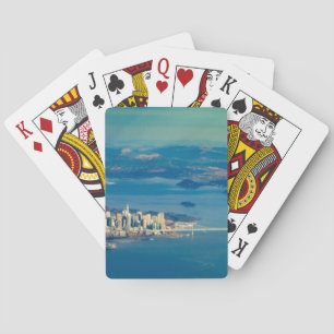 Luftaufnahme des San Francisco Bay Spielkarten