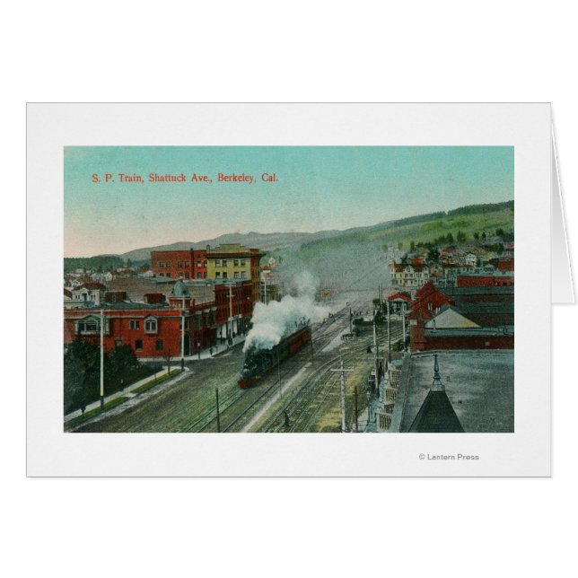 Luftaufnahme des Shattuck Ave SP Train (Vorderseite (Horizontal))