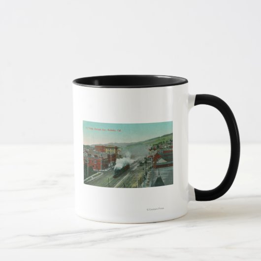 Luftaufnahme des Shattuck Ave SP Train Tasse (Rechts)