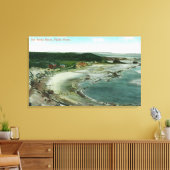 Luftaufnahme des Siegel Rocks Resort und Pazifik Leinwanddruck (Insitu (Wohnzimmer))