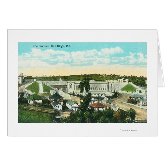 Luftaufnahme des StadionsSan Diego, CA (Vorderseite (Horizontal))
