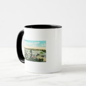 Luftaufnahme des StadionsSan Diego, CA Tasse (Vorderseite Links)