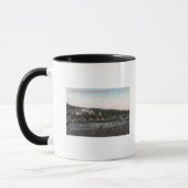 Luftaufnahme des Steinbruchs von Knowles Granite Tasse (Links)