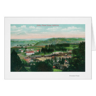 Luftaufnahme des TownColfax, CA
