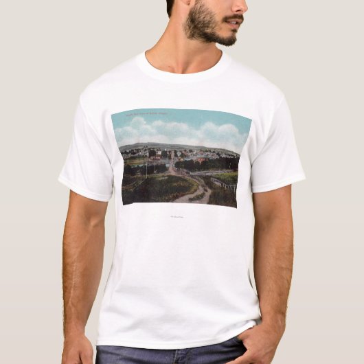 Luftaufnahme des TownDallas ODER T-Shirt (Vorderseite)
