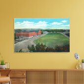 Luftaufnahme des WA Staat Uni Gym und Leinwanddruck (Insitu (Wohnzimmer))