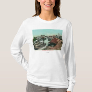Luftaufnahme des WaterfrontStockton, CA T-Shirt