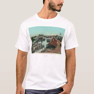 Luftaufnahme des WaterfrontStockton, CA T-Shirt