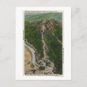 Luftaufnahme des Winding Trail, Schloss, Gipfel Postkarte (Vorderseite)