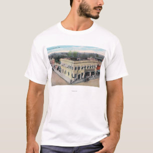 Luftaufnahme einer Hanford Straßenecke T-Shirt