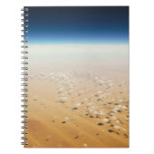 Luftaufnahme einer Wüste Notizblock (Vorderseite)