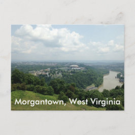 Luftaufnahme Morgantown WV, Mon River Postkarten