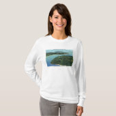 Luftaufnahme Somes soliden Eingangs T-Shirt (Vorne ganz)