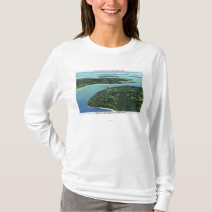 Luftaufnahme Somes soliden Eingangs T-Shirt