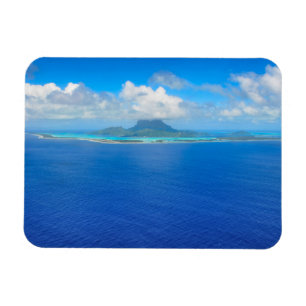 Luftaufnahme über Bora Bora rechteckigem Magneten Magnet