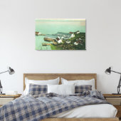 Luftaufnahme von A. P. A. Cannery Leinwanddruck (Insitu (Schlafzimmer))