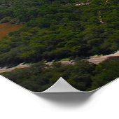 Luftaufnahme von Alligator Point, Florida Poster (Ecke)