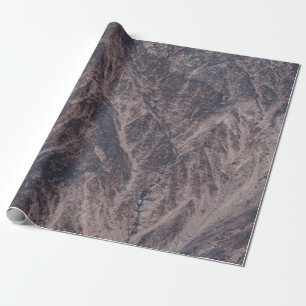 Luftaufnahme von Bergketten Geschenkpapier