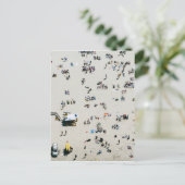 Luftaufnahme von Bondi Beach, Sydney Australien Postkarte (Stehend Vorderseite)