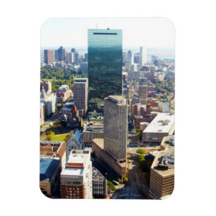 Luftaufnahme von Boston 2 Magnet