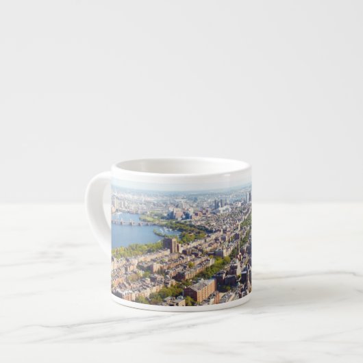 Luftaufnahme von Boston Espressotasse (Vorderseite Links)