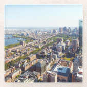 Luftaufnahme von Boston Glasuntersetzer (Vorderseite)